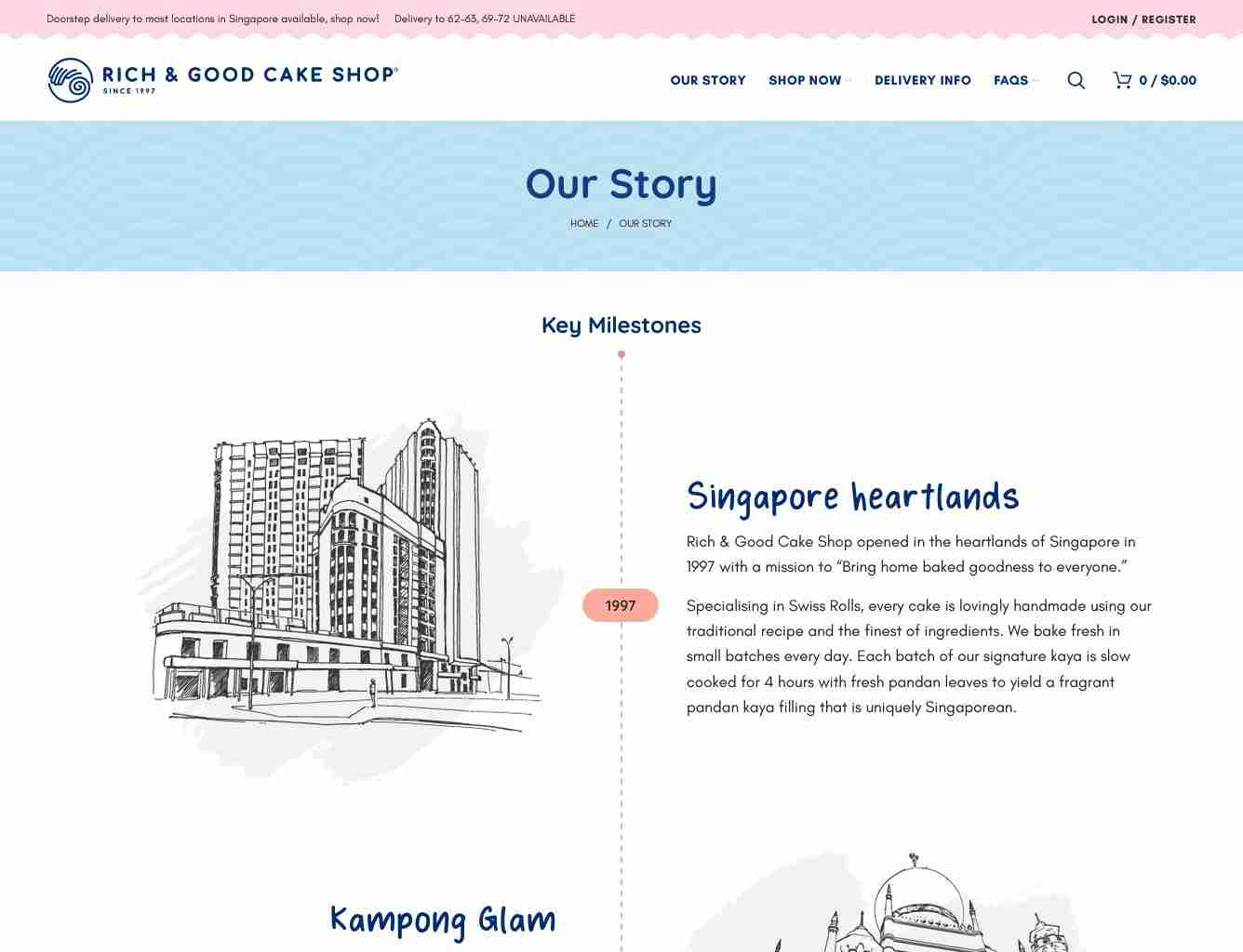 Rich & Good Cake Shop- Our Story